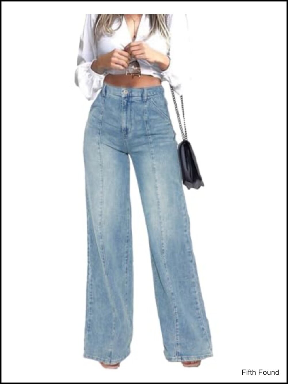 High Waist Wide Leg Jeans Baggy Denim Pants
